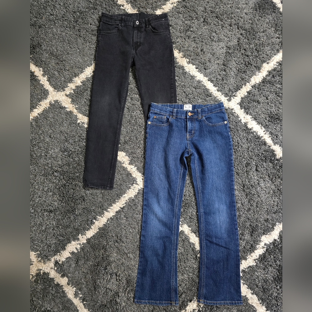 Girl's Youth Lot Of Jeans &Denim Skinny Jeans & Children's Place Bootcut Sz 12